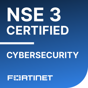 Fortinet NSE 3 certification badge